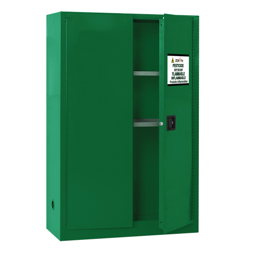 Armoire de rangement pour pesticides, 45 gal., 65" h x 43" l x 18" p Meunier Outillage Industriel