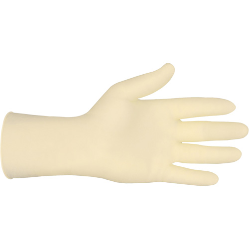 Industrial Grade Gloves, Small, Latex, 5-mil, Powder-Free, White Meunier Outillage Industriel