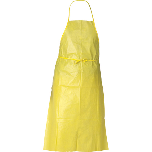 KleenGuard A70 Chemical Spray Protection Apron, Polyethylene, 44" L x 29" W, Yellow Meunier Outillage Industriel
