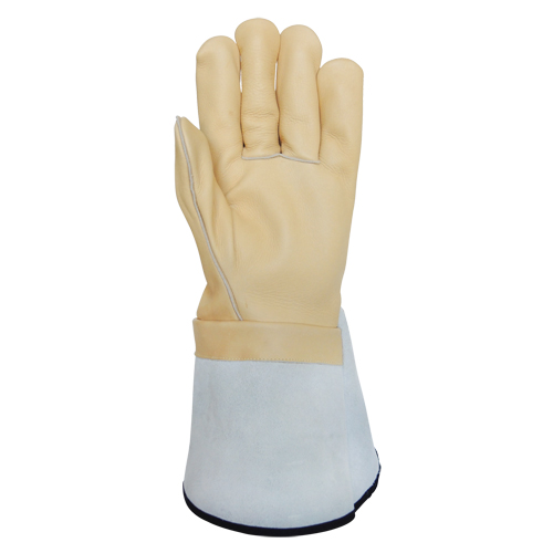 Gants pour monteur de ligne, Petit, Paume en Cuir fleur de vache Meunier Outillage Industriel