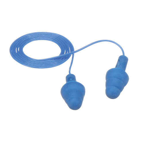 E-A-R UltraFit Metal-Detectable Earplugs, Corded, Regular, Bulk - Polybag, 25 NRR dB Meunier Outillage Industriel