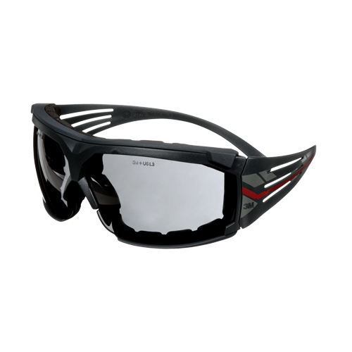 Lunettes de s&eacute;curit&eacute; avec joint s&eacute;rie 600 SecureFit, Lentille Gris, Antibu&eacute;e, ANSI Z87+/R&eacute;pond ou surpasse la norme CSA Z94.3 Meunier Outillage Industriel