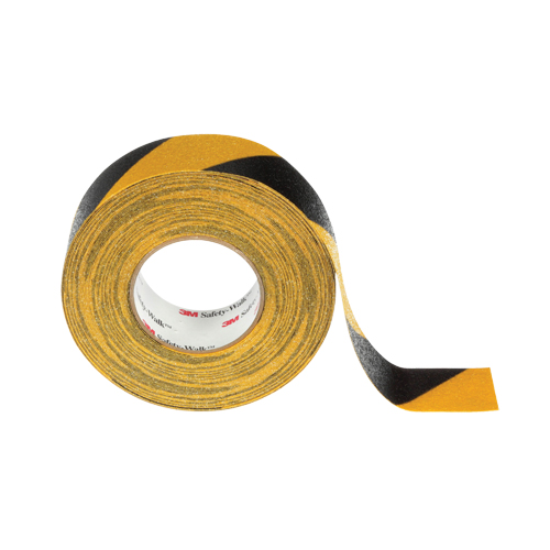 Safety-Walk 600 Series Anti-Slip Tape, 2" x 60', Black & Yellow Meunier Outillage Industriel