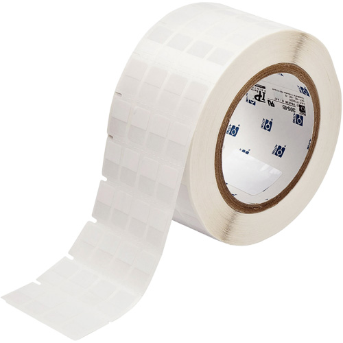 &eacute;tiquettes autoplastifiantes pour c&acirc;bles & fils de s&eacute;rie Core, Vinyle, 0,5" lo x 0,75" h, Transparent Meunier Outillage Industriel