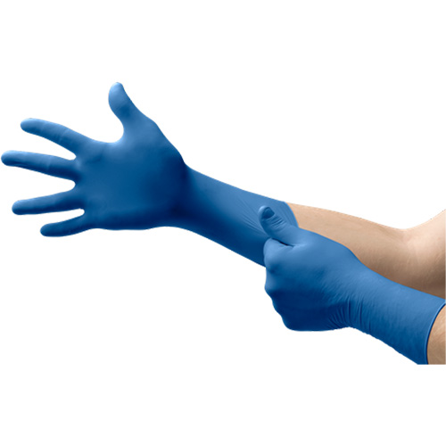 UltraSense&reg; EC Gloves, X-Small, Nitrile, 5-mil, Powder-Free, Blue, Class 2 Meunier Outillage Industriel