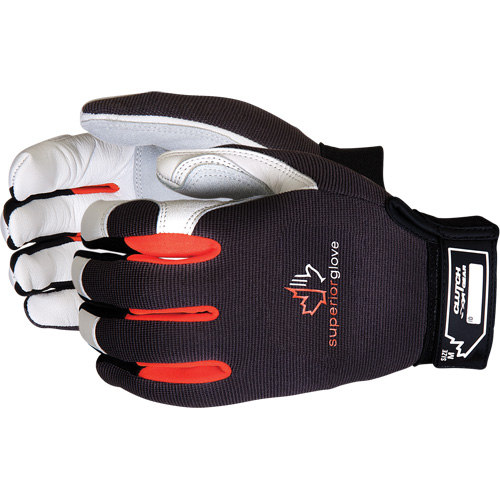 Gants de m&eacute;canicien ClutchGear, Paume Cuir fleur/Cuir refendu, Taille Petit Meunier Outillage Industriel
