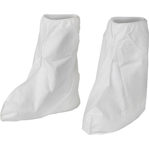 Couvre-botte jetable KleenGuard A40, Taille unique, Microporeux, Blanc Meunier Outillage Industriel