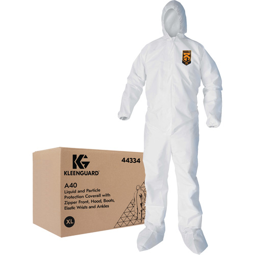 Combinaisons Kleenguard A40, T-Grand, Blanc, Microporeux Meunier Outillage Industriel