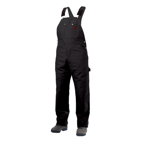 Salopettes en canevas de coton non doubl&eacute;e, Hommes, Grand, Noir Meunier Outillage Industriel