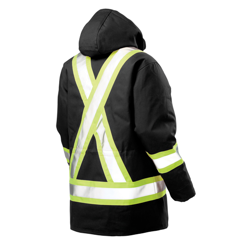 Safety Parka, Black, Large Meunier Outillage Industriel
