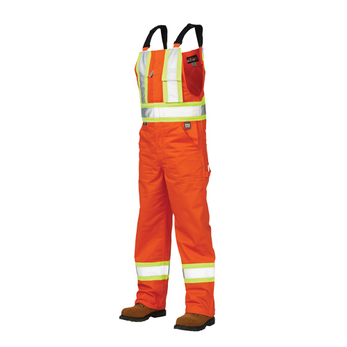 Unlined Safety Overalls, Poly-Cotton, Large, High Visibility Orange Meunier Outillage Industriel