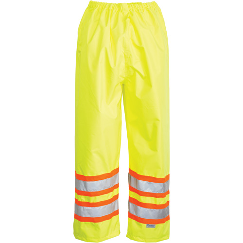 Pantalons avec taille &eacute;lastique Open Road, Polyester, Petit, Jaune lime haute visibilit&eacute; Meunier Outillage Industriel