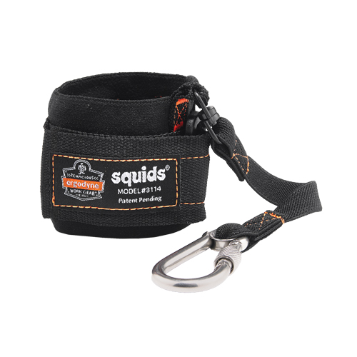 Longe &eacute;lastique avec mousqueton pour le poignet 3114 Squids Meunier Outillage Industriel