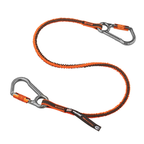 Longe porte-outils verrouillable Squids 3118F(x), Tendeur, Mousqueton double Meunier Outillage Industriel