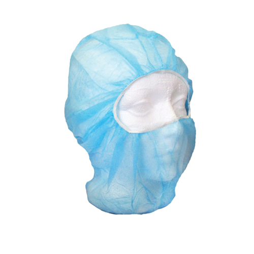 Disposable Balaclava Hood, Polypropylene, Blue Meunier Outillage Industriel
