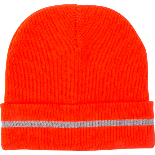 High Visibility Knit Hat with Reflective Stripe, High Visibility Orange, Acrylic Meunier Outillage Industriel
