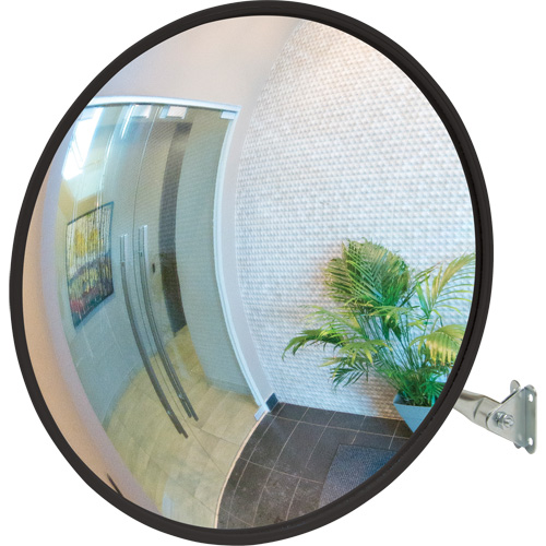 Convex Mirror with Telescopic Arm, Indoor/Outdoor, 12" Diameter Meunier Outillage Industriel