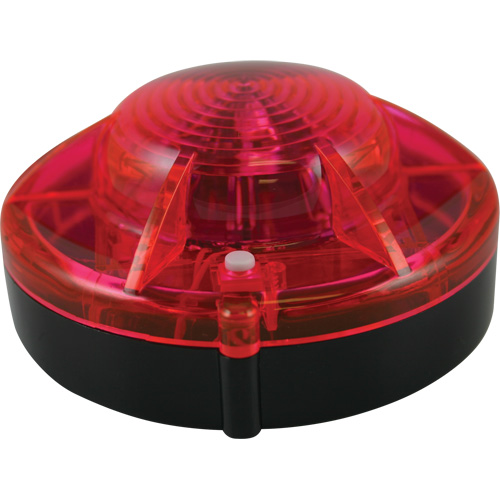 Balise stroboscopique rouge magn&eacute;tique, Plastique Meunier Outillage Industriel