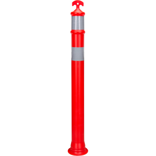 Poteau d&eacute;lin&eacute;ateur &agrave; visibilit&eacute; &eacute;lev&eacute;e &agrave; dessus en T, 42" h, Orange Meunier Outillage Industriel