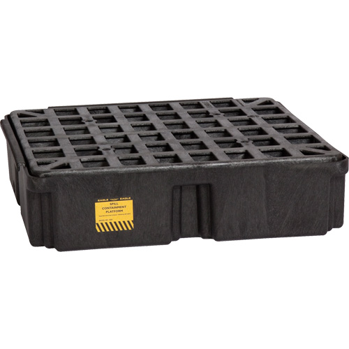 Plateforme de d&eacute;versement modulaire, Capacit&eacute; de d&eacute;versement 15 gal. US, 26" x 26,25" x 6,5" Meunier Outillage Industriel