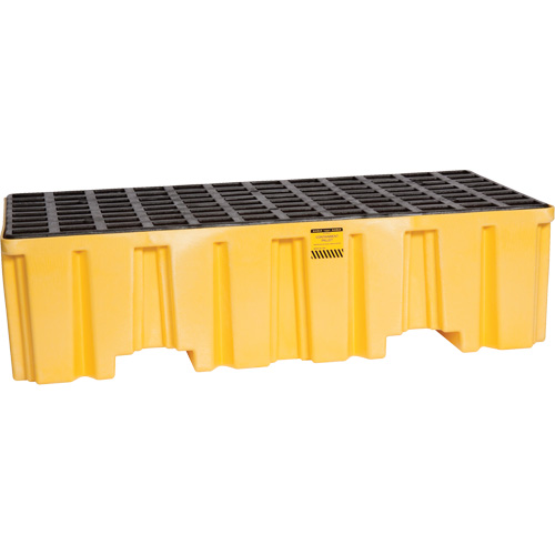 Palette de confinement des d&eacute;versements, Capacit&eacute; de d&eacute;versement 66 gal. US, 26,25" x 51" x 13,75" Meunier Outillage Industriel