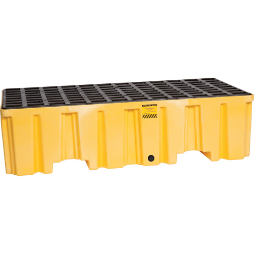 Palette de confinement des d&eacute;versements, Capacit&eacute; de d&eacute;versement 66 gal. US, 26,25" x 51" x 13,75" Meunier Outillage Industriel