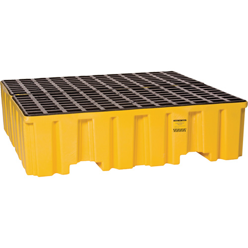 Palette de confinement des d&eacute;versements, Capacit&eacute; de d&eacute;versement 132 gal. US, 51" x 52,5" x 13,75" Meunier Outillage Industriel