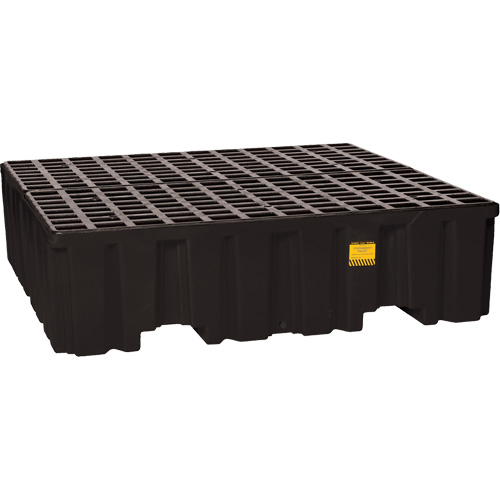 Spill Containment Pallet, 132 US gal. Spill Capacity, 51" x 52.5" x 13.75" Meunier Outillage Industriel