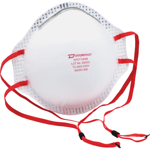 Dynamic Particulate Respirator, N95, NIOSH Certified, One Size Meunier Outillage Industriel