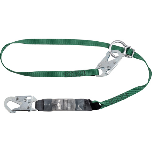 V-Series Lanyard, 4', Snap Hook Center, Snap Hook Leg Ends, Polyester Meunier Outillage Industriel