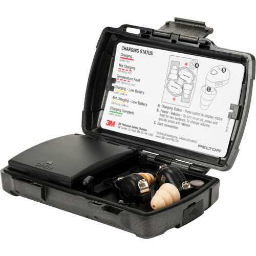 Trousse de bouchons d'oreilles Peltor Tactical TEP-100 Meunier Outillage Industriel