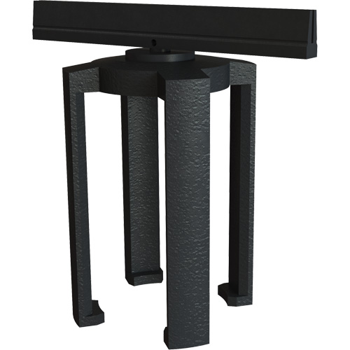 Support pour panneau d'affichage pour le syst&egrave;me de barri&egrave;re PLUS, Noir Meunier Outillage Industriel