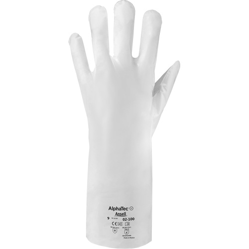 ALPHATEC&reg; 02-100 Chemical-Resistant Gloves, Size 6, 15" L, HPPE, 2.4-mil Meunier Outillage Industriel