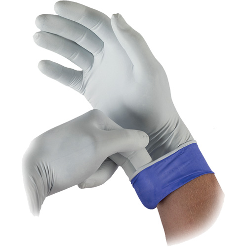 Lifestar EC&reg; LSE-104 Dual-Coloured Examination Gloves, Small, Nitrile, 5.5-mil, Powder-Free, White, Class 2 Meunier Outillage Industriel