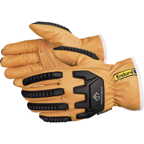 Gants de conducteur antichocs Endura, T-petit, Paume en Cuir fleur de ch&egrave;vre, Thinsulate Meunier Outillage Industriel