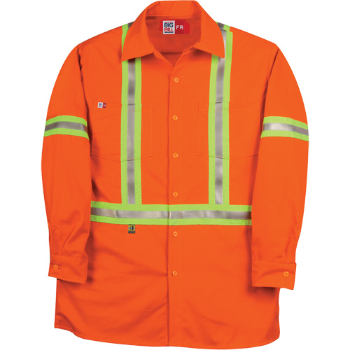 Chemise de travail industrielle Westex UltraSoft, Moyen (grande taille), Orange Meunier Outillage Industriel