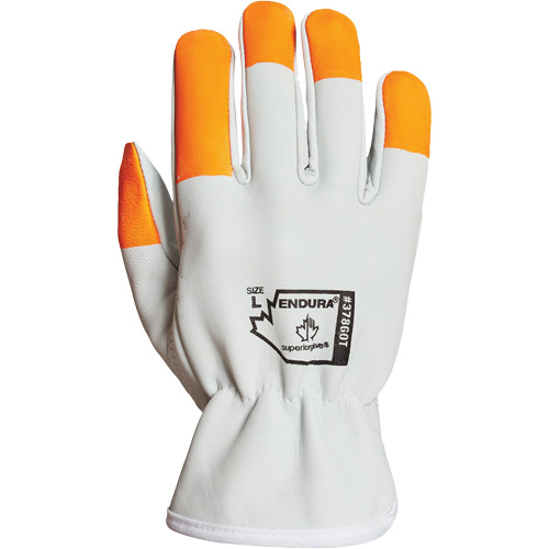 Gants de conducteur Endura, T-petit, Paume en Cuir fleur de ch&egrave;vre Meunier Outillage Industriel