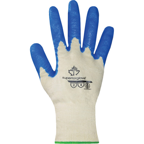 Dexterity&reg; Coated Gloves, 7, Nitrile Coating, 15 Gauge, Cotton Shell Meunier Outillage Industriel