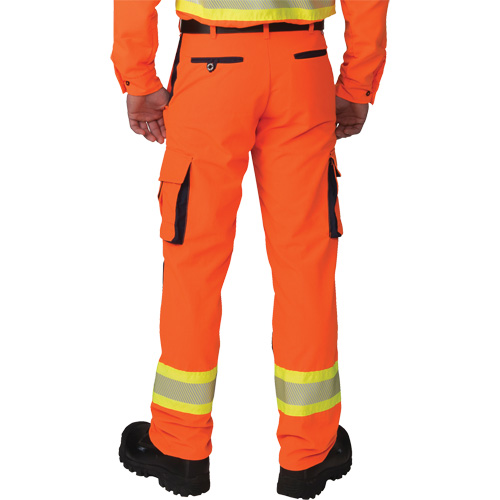 Ripstop High-Visibility Cargo Pants, Polyester, 28, High Visibility Orange Meunier Outillage Industriel