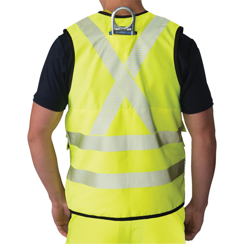 Ripstop Surveyor's Vest, High Visibility Lime-Yellow, Small, Polyester Meunier Outillage Industriel