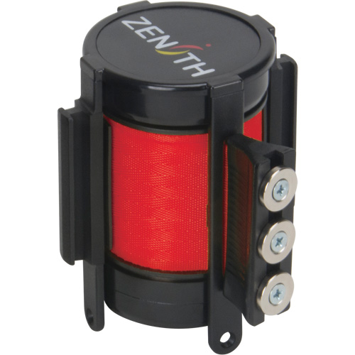 Cassette de ruban magn&eacute;tique pour barri&egrave;re de contr&ocirc;le des foules personnalis&eacute;e, 12', Ruban Rouge Meunier Outillage Industriel