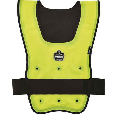 Veste refroidissante &agrave; &eacute;vaporation s&egrave;che &eacute;conomique Chill-Its 6687, Grand/T-Grand, Jaune lime haute visibilit&eacute; Meunier Outillage Industriel