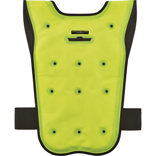 Veste refroidissante &agrave; &eacute;vaporation s&egrave;che &eacute;conomique Chill-Its 6687, Grand/T-Grand, Jaune lime haute visibilit&eacute; Meunier Outillage Industriel