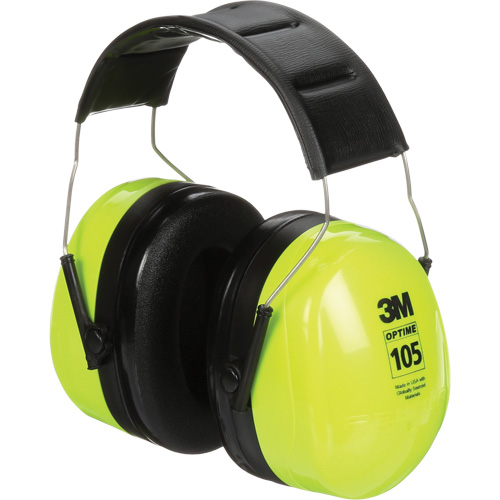 Peltor Optime 105 Earmuffs, Headband, 30 NRR dB Meunier Outillage Industriel