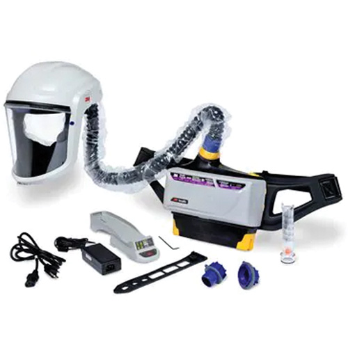 Versaflo Powered Air Purifying Respirator Painter's Kit, Headcover & Faceshield, Lithium-Ion Battery Meunier Outillage Industriel