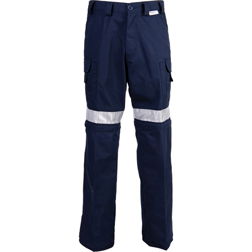 High Visibility Pants, Poly-Cotton, 34, Navy Blue Meunier Outillage Industriel