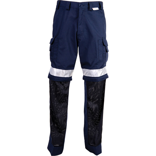 High Visibility Pants, Poly-Cotton, 34, Navy Blue Meunier Outillage Industriel