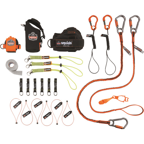 Trousse de longes de fixation d'outils pour vitrier 3185 Squids Meunier Outillage Industriel