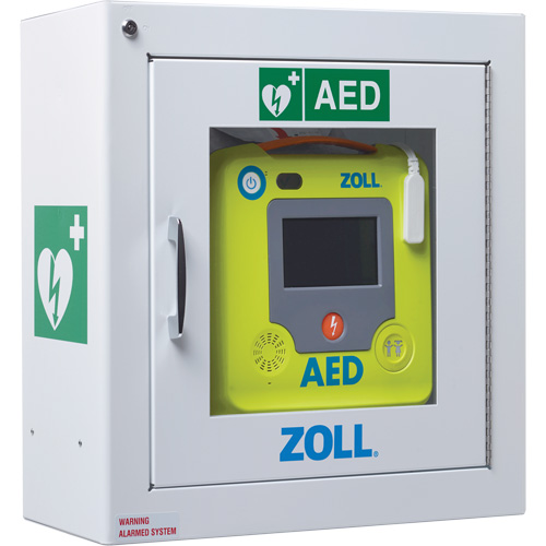 Standard Surface-Mounted AED Wall Cabinet, Zoll AED 3 For, Non-Medical Meunier Outillage Industriel