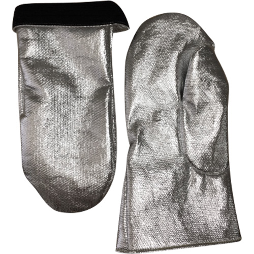 Mitaine de soudage r&eacute;sistant &agrave; la chaleur, Carbone aluminis&eacute;/Cuir, Taille unique, Prot&egrave;ge jusqu'&agrave; 800° F (426.66° C) Meunier Outillage Industriel